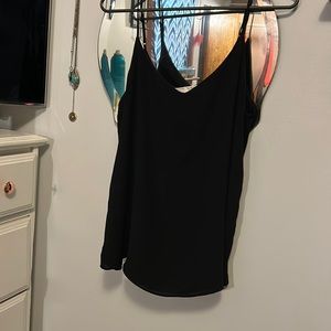 Spaghetti strap black top